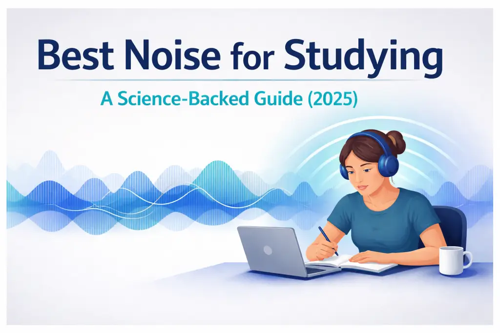 Best noise for studying — a science-backed guide to brown, pink, and white noise